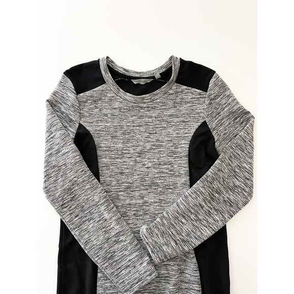 Athleta Cooldown Sweatshirt Dress in Gray and Black Size‎ Medium - Picture 4 of 7